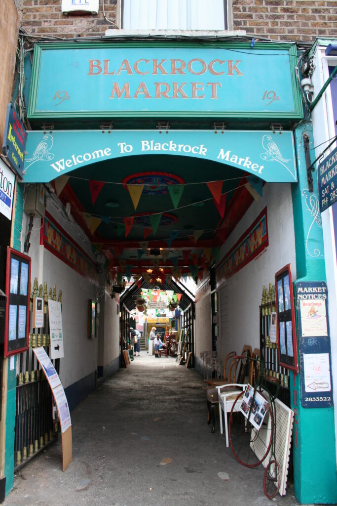The entrance to Blackrock Market.